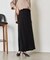 【軽やかロング】レーヨンナイロンロングスカート