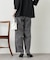 ステッチストレートデニムパンツ