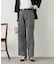 ステッチストレートデニムパンツ