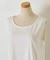 【着回し力◎/レイヤードに最適】裾ツイルタンクトップ