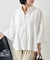 袖タックドルマンシャツ