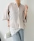 袖タックドルマンシャツ