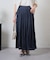細ラインフレアスカート