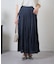 細ラインフレアスカート