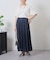 細ラインフレアスカート