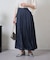 細ラインフレアスカート