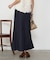 異素材デニム切替スカート