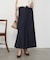 異素材デニム切替スカート