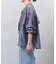 シアーバックラッフルシャツ