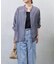 シアーバックラッフルシャツ