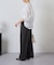 リボン付きジョーゼットパンツ