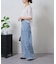 ストレッチワイドデニムパンツ