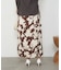 ニュアンス花柄スカート