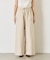 ピコステッチリネンワイドパンツ