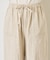 ピコステッチリネンワイドパンツ