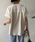 フロントタックシアーブラウス