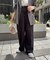 【ベーシックこそ、上質を選びたい】上品イージーパンツ
