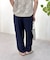 リネンライクパラシュートパンツ