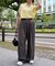 【PalinkA/パリンカ】	ハイウエストタックパンツ