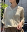 裾リボンガーゼシャツ