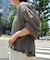 裾リボンガーゼシャツ