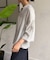 〈7/9インスタライブご紹介アイテム〉リボン付きスキッパーブラウス