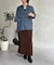 テンセルバックシャーリングシャツ