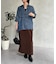 テンセルバックシャーリングシャツ