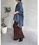 テンセルバックシャーリングシャツ