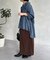 テンセルバックシャーリングシャツ