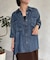 テンセルバックシャーリングシャツ