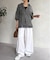 テンセルバックシャーリングシャツ
