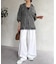 テンセルバックシャーリングシャツ