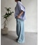 裾ドロストVネックシャツ