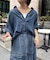 〈7/17インスタライブご紹介アイテム〉シアーデニムスキッパーシャツ