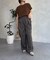 モールチェックパンツ