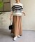ピーチスキンフレアスカート