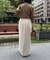 ウールライクナロースカート