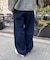 カーブデニムパンツ