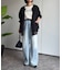 裾チュールブルゾン