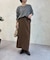 【チクチクしない】ウール混Vネックニット