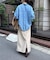 袖リブテンセルシャツ