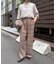 バックラッフルコーデュロイシャツ