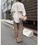 バックラッフルコーデュロイシャツ