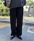 トロミストレートイージーパンツ