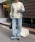 デニムドッキングニット