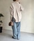 カーブラインデニムパンツ