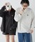 【NUNIFE】裏起毛ハーフZIPプルオーバー