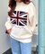 イギリス＆アメリカ国旗ニット