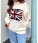 イギリス＆アメリカ国旗ニット